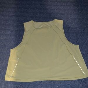 Lululemon Sculpt cropped tank top size 14